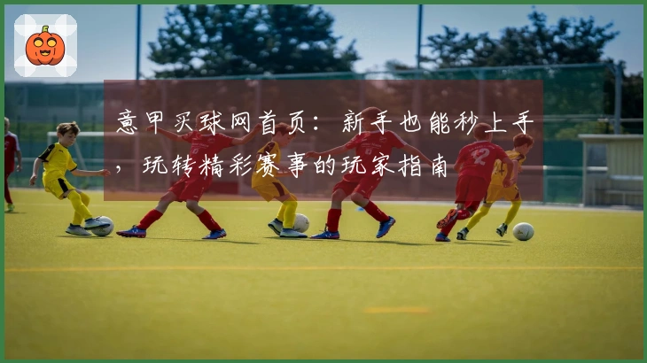 意甲买球网首页：新手也能秒上手，玩转精彩赛事的玩家指南